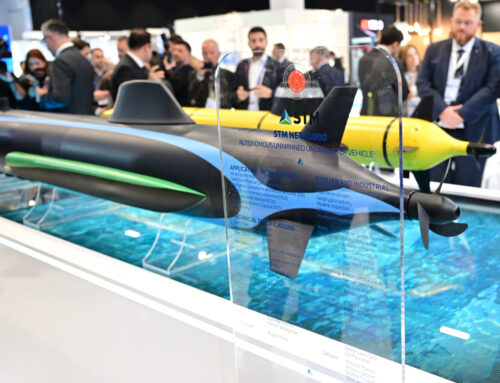 Turkish firm STM unveils indigenous unmanned autonomous underwater vehicle