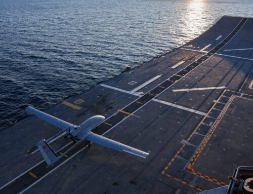 Turkey joins drone-carrier operations club with first takeoff and landing from Turkish ship