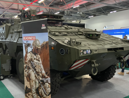 UK unveils first locally built Boxer armored vehicle